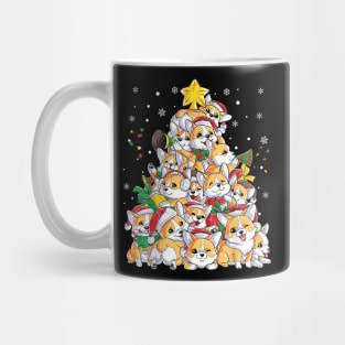 Funny Merry Dogmas Christmas Dog Tree Mug